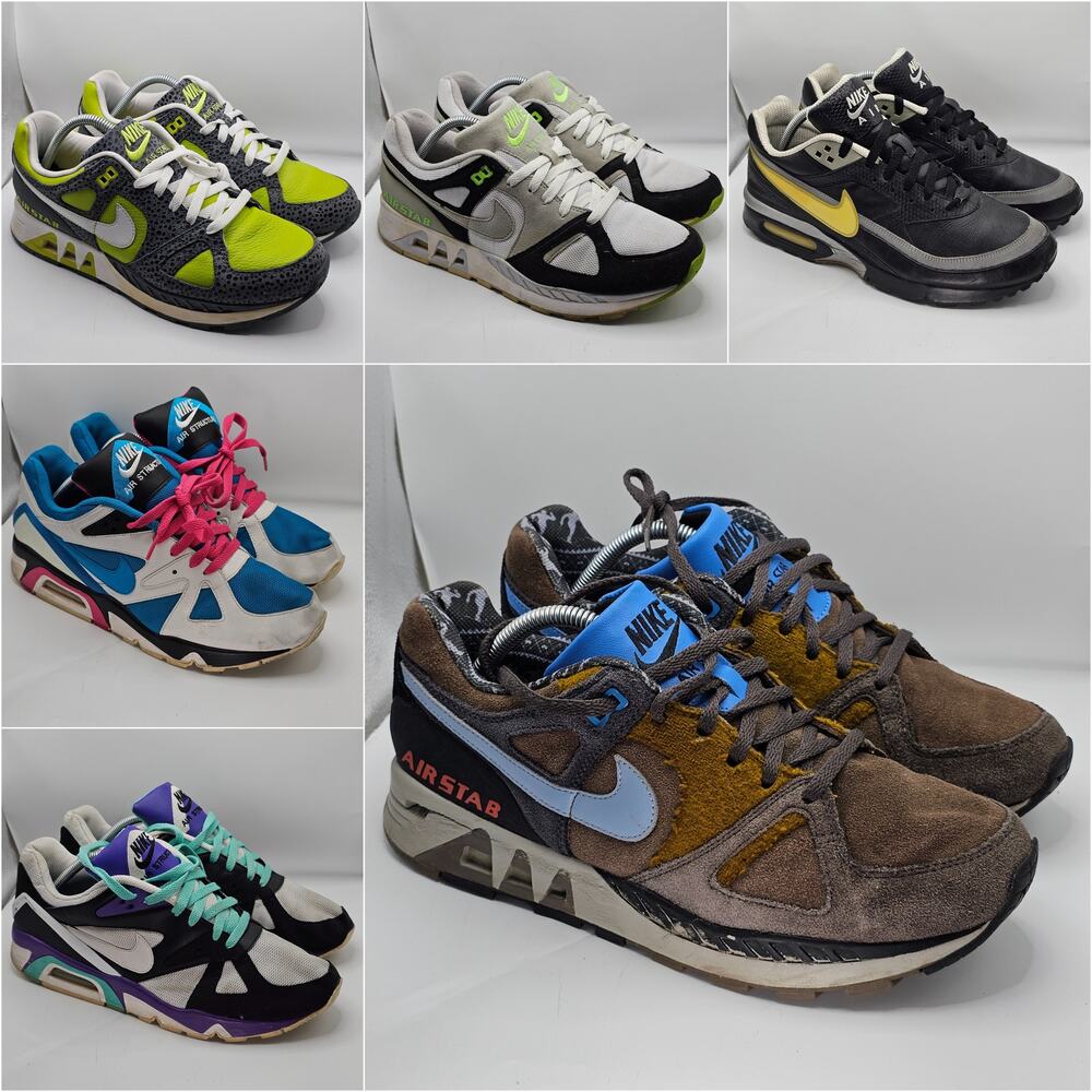 Vintage Nike Air Max 1 & 90 Lot - 6 Pairs Mens 9.5 & 10 Sneaker Restoration